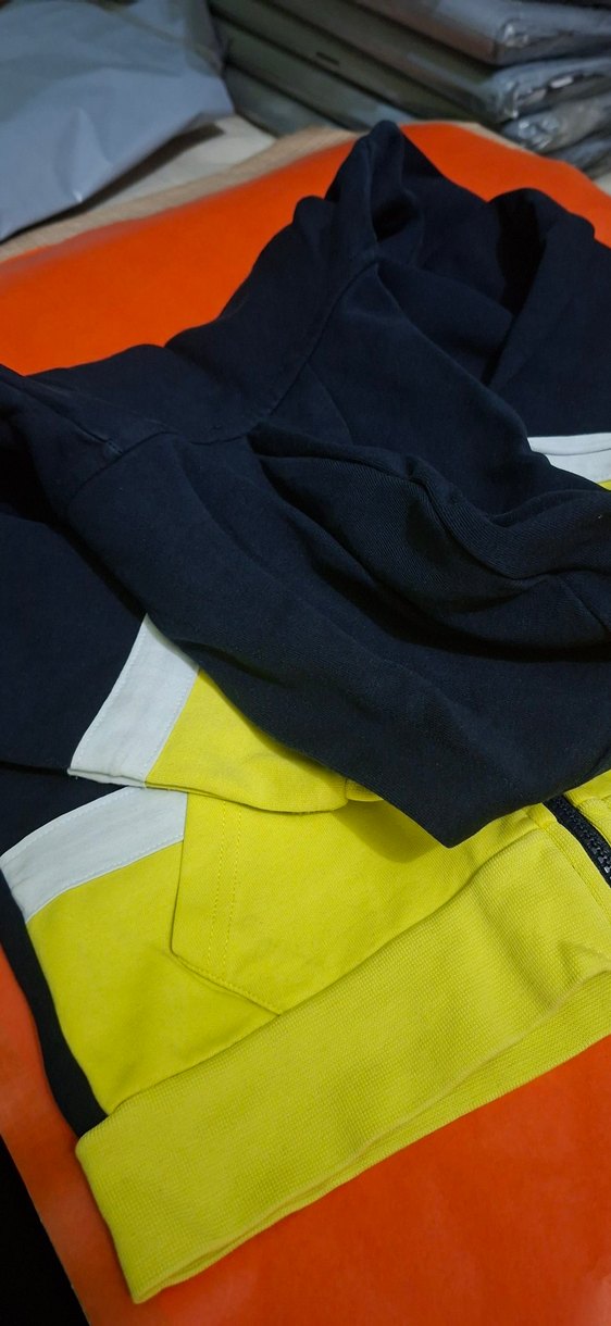 FENERIUM Sarı Lacivert Kapüşonlu Erkek Çocuk Sweatshirt - Görsel 2