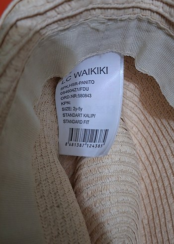 Bej Hasır Erkek Çocuk Şapka - Görsel 3