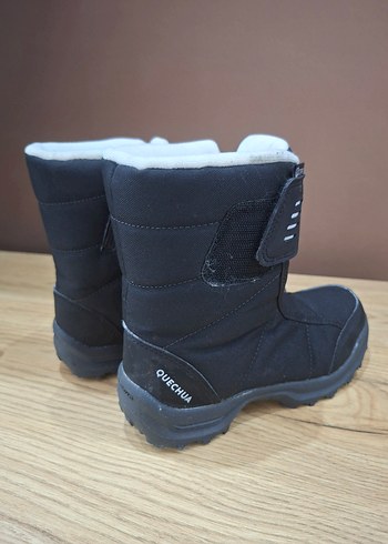 Decathlon DECATHLON Siyah Erkek Çocuk Kar Botu 32