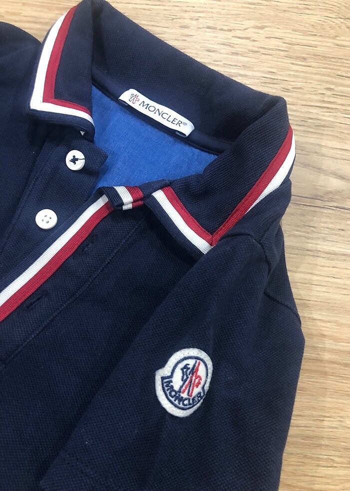 Moncler 2 yaş polo yaka tshirt - Görsel 2