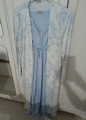 Mavi Bohem Uzun Kollu lohusa takımı - Görsel 3