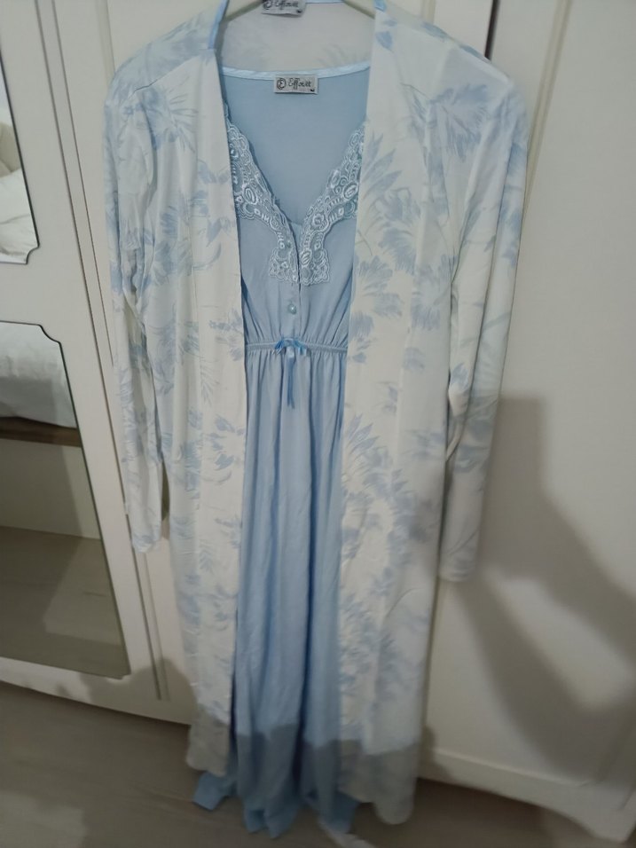 Mavi Bohem Uzun Kollu lohusa takımı - Görsel 3