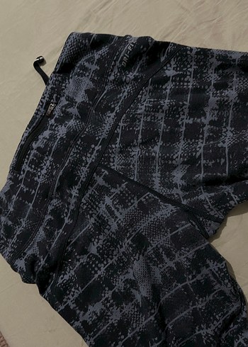 Nike Dri-Fit Siyah-Gri Desenli Tayt - Görsel 3