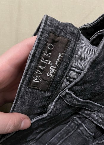 Vakko Gri Kadın Denim Pantolon - Görsel 3