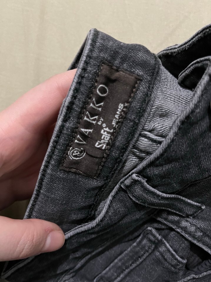 Vakko Gri Kadın Denim Pantolon - Görsel 3