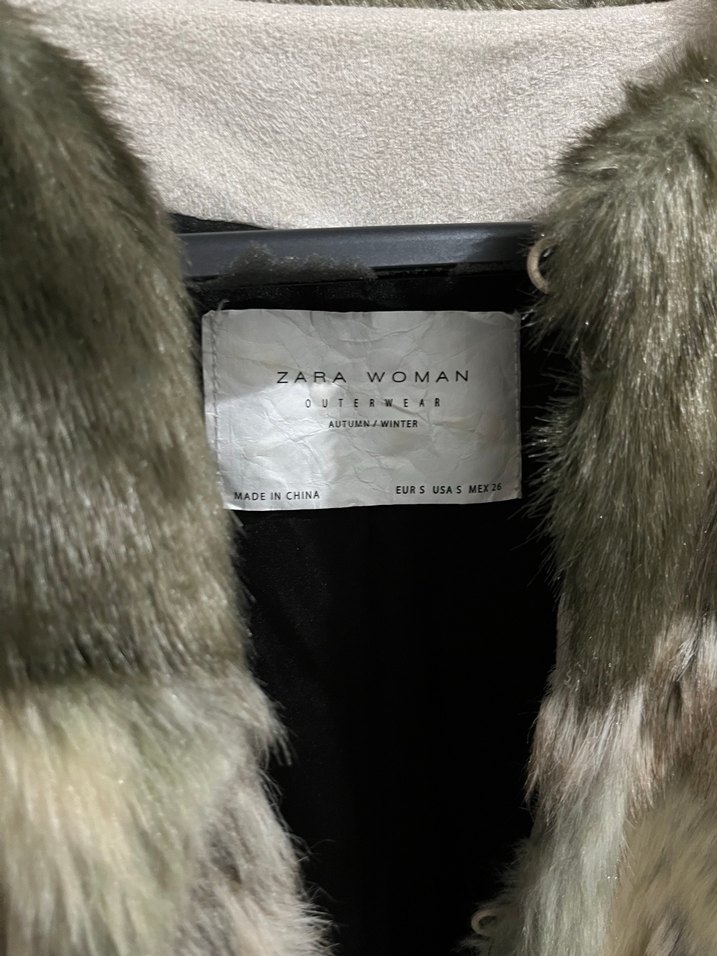 Zara Kürk Ceket - Görsel 4