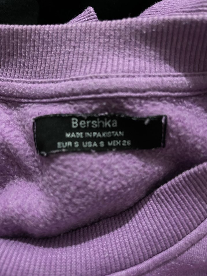 Mor Oversize Kesim Kadın Sweatshirt - Görsel 4