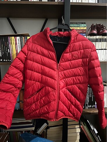 Lacoste Kırmızı Şişme Mont