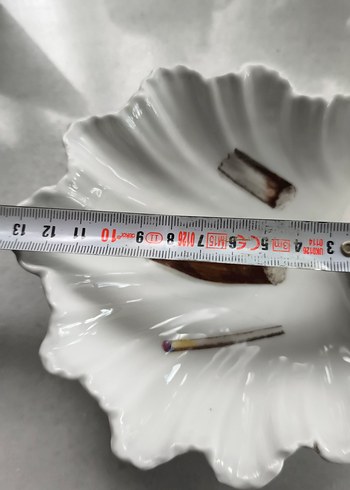 Beyaz Baskılı Dekoratif Tabak - Görsel 4