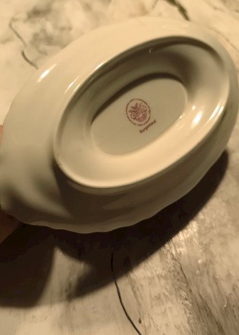 Bordo Klasik Sosluk ve Tabak - Görsel 4