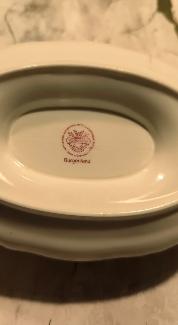 Bordo Klasik Sosluk ve Tabak - Görsel 3