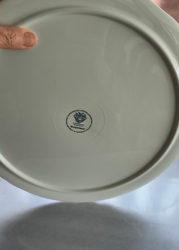 Bordo Pastel Desenli büyük boy orta servis tabağı 32cm - Görsel 5