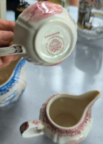 Renkli Desenli porselen Sütlük Seti adet fiyatı - Görsel 4