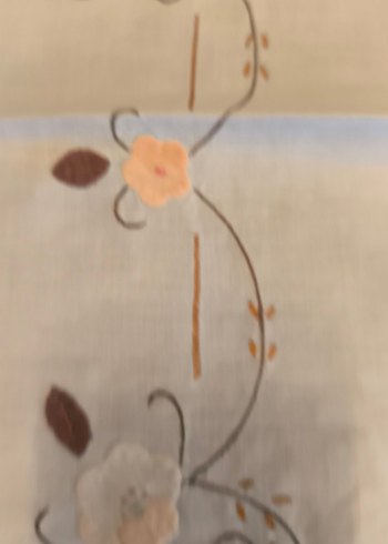 İşlemeli Bej Masa Örtüsü - Görsel 9