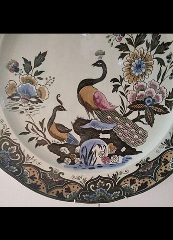 American Vintage Villeroy Bosch duvar tabağı sunumluk