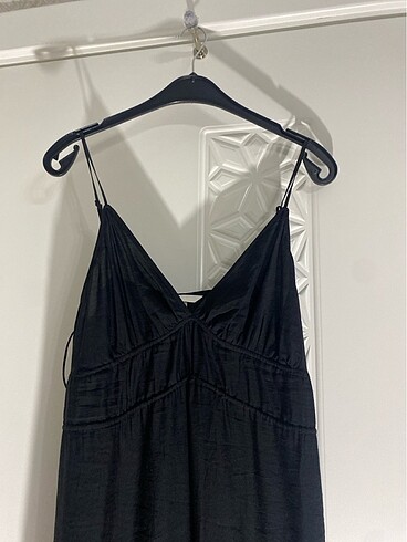 H&M H&M yazlık siyah uzun elbise