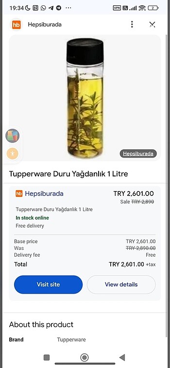 tupperware duru yagdanlık