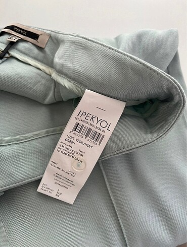 İpekyol mint yeşili kumaş pantolon - Görsel 4
