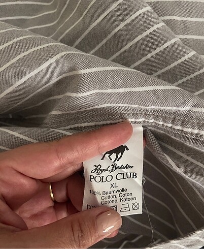 Royal Berkshire Polo Club çizgili gömlek - Görsel 5