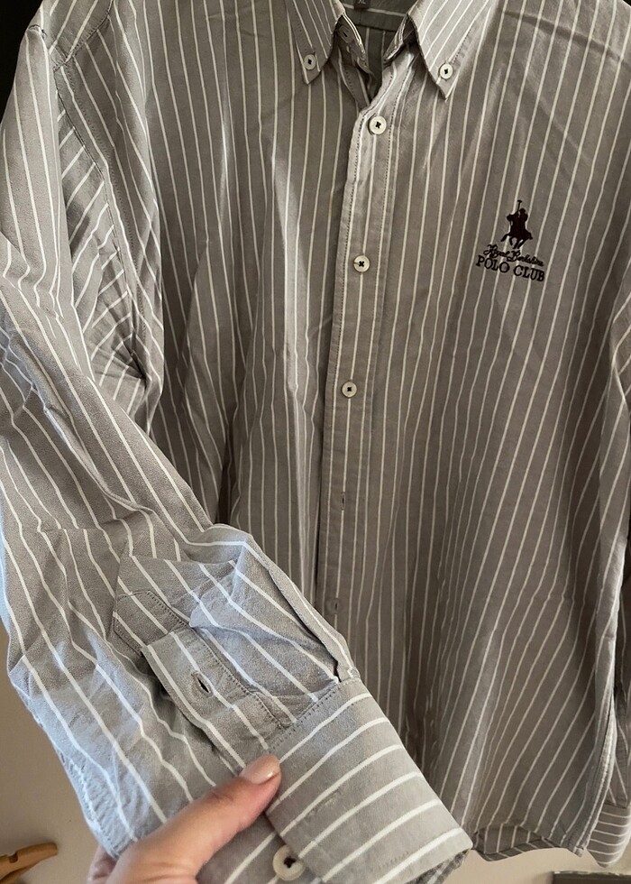 Royal Berkshire Polo Club çizgili gömlek - Görsel 2