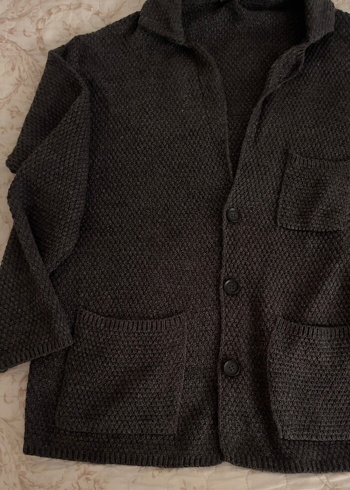 SATIŞA KAPALI!!!Triko cepli düğmeli hırka - Görsel 4