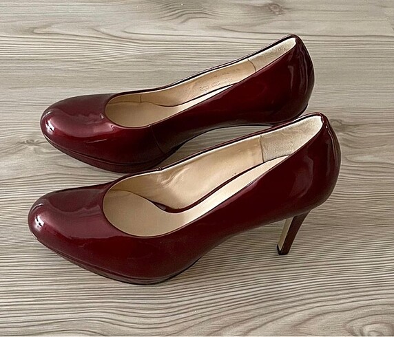 Högl bordo rugan stiletto abiye - Görsel 2