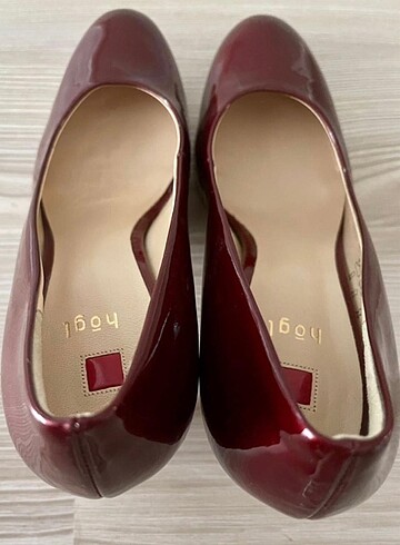 Högl bordo rugan stiletto abiye - Görsel 4