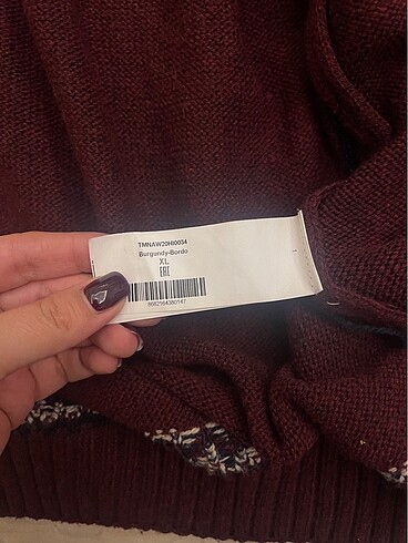 Triko cepli düğmeli hırka Trendyol Man - Görsel 6