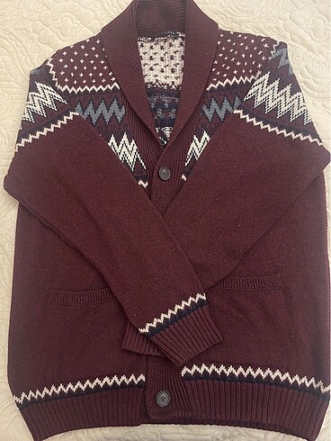 Triko cepli düğmeli hırka Trendyol Man - Görsel 3