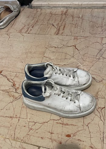 Alexander McQueen Minimal Beyaz Sneaker