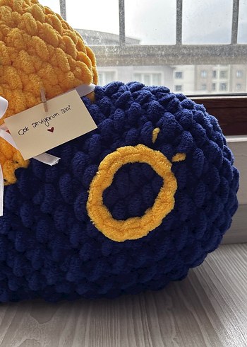 Fenerbahçe Büyük Boy Kalp Yastık - Görsel 3