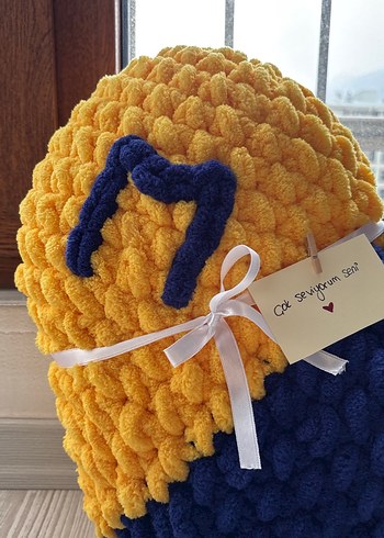 Fenerbahçe Büyük Boy Kalp Yastık - Görsel 2