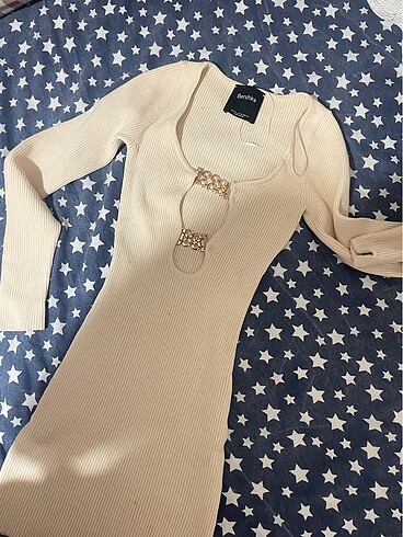 Bershka triko mini elbise