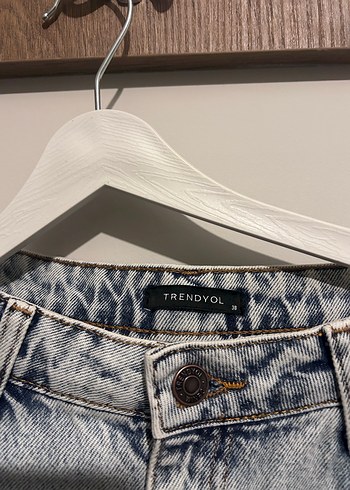 Gri düz Kesim Denim Kadın Jean - Görsel 2