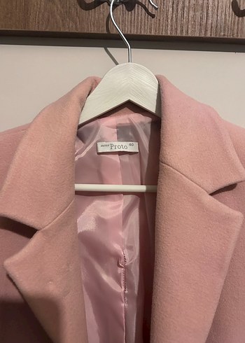 Pembe Süet Kadın Blazer Ceket - Görsel 2