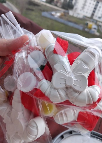 Beyaz Kelebekli Parti Süsleri - Görsel 2