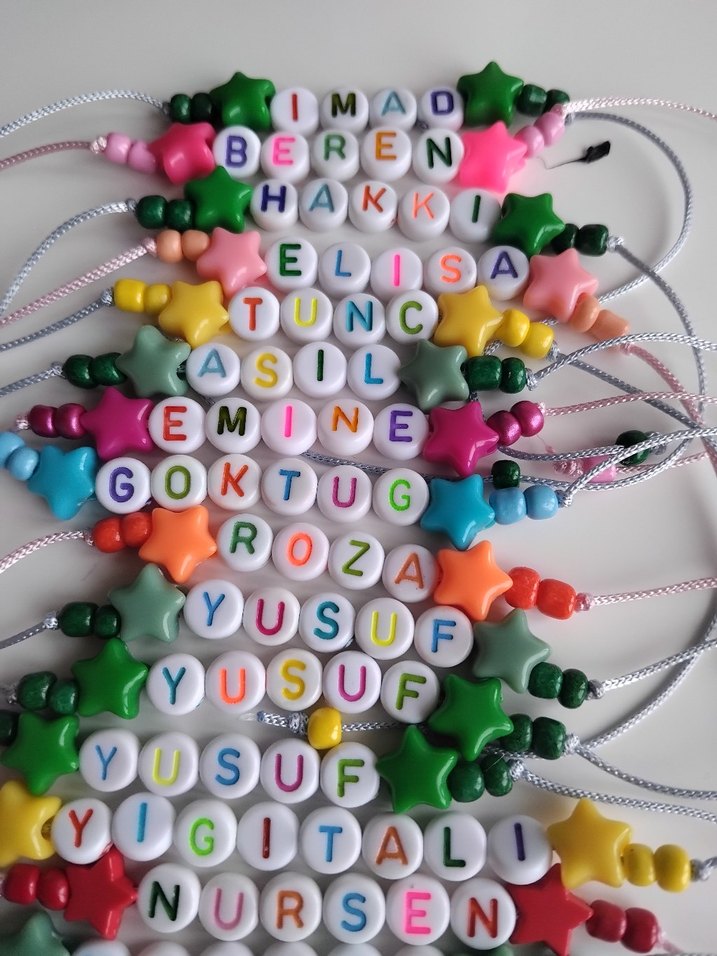 İsimli Boncuklu Dostluk Bilekliği - Görsel 3