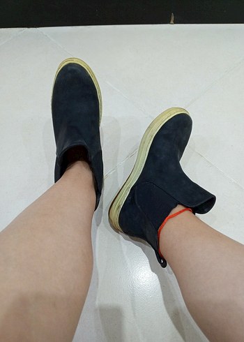 Zara siyah günlük kısa bot