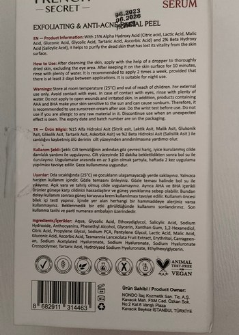 Red Peeling Serum - Görsel 4