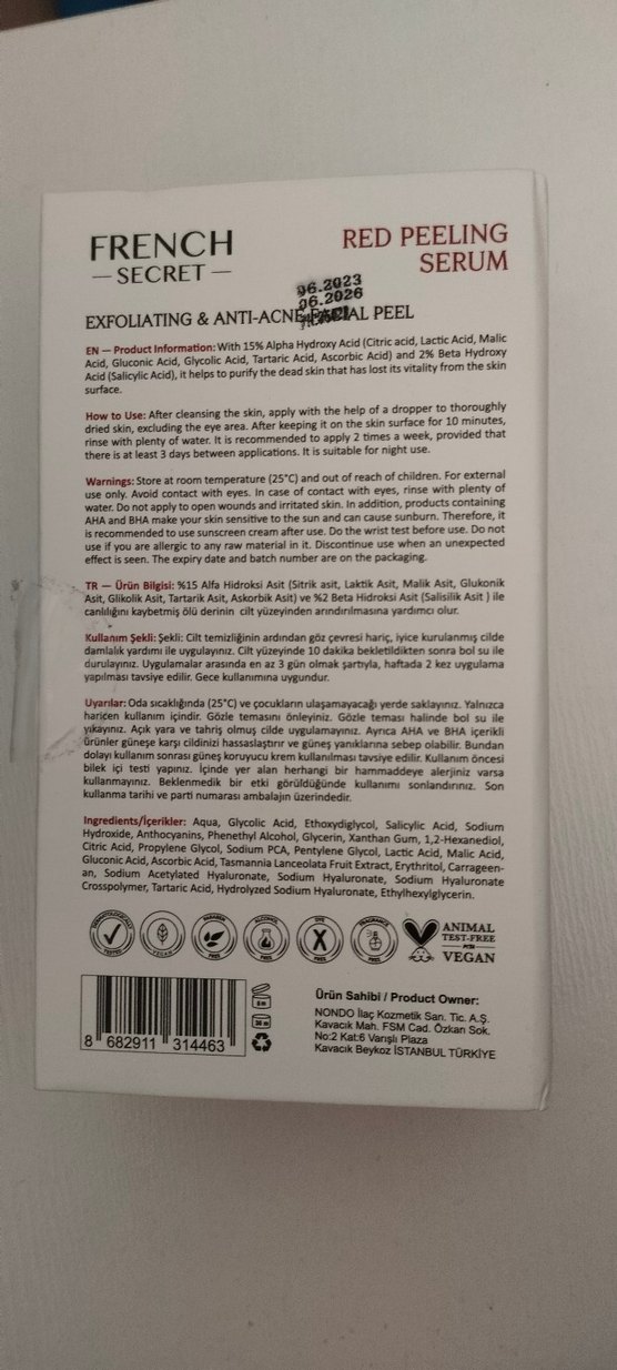 Red Peeling Serum - Görsel 4