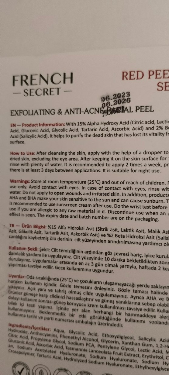 Red Peeling Serum - Görsel 3