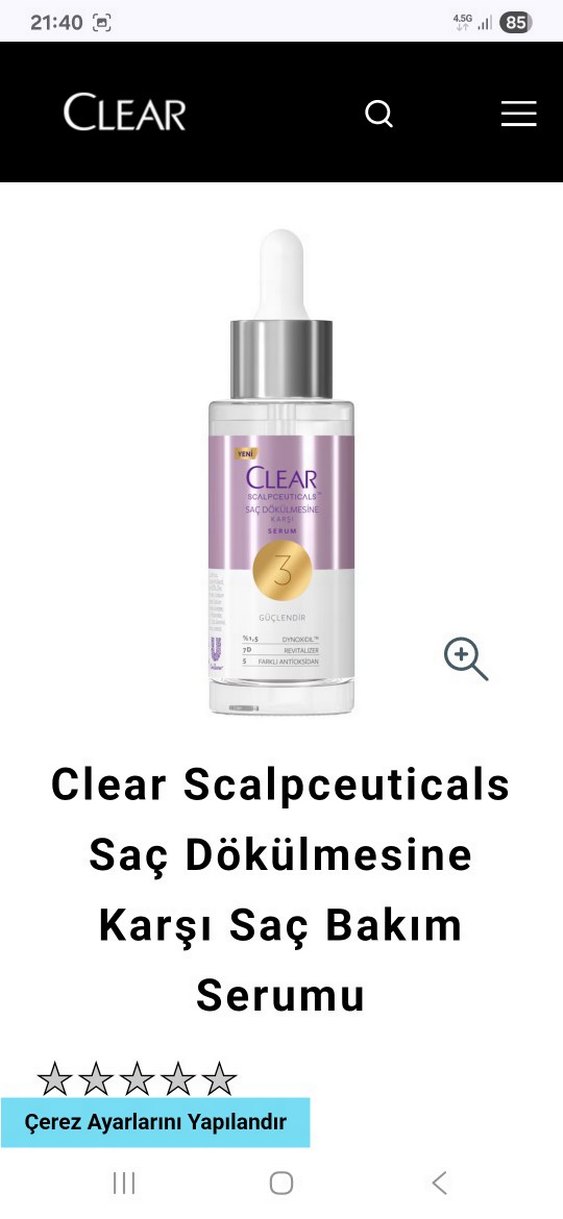 Clear Saç Dökülmesine Karşı Serum - Görsel 4