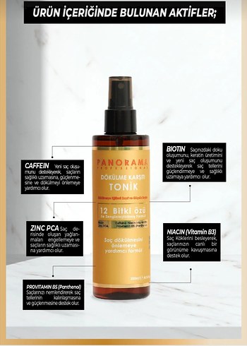 PANORAMA Professional Dökülme Karşıtı Saç Toniği - Görsel 5