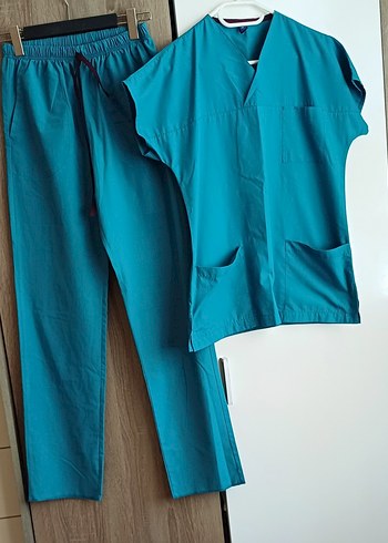 0 beden Turkuaz Kısa Kollu Takımı - Görsel 3