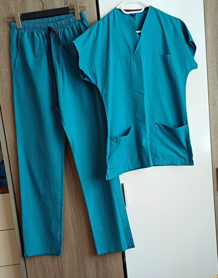 0 beden Turkuaz Kısa Kollu Takımı - Görsel 3