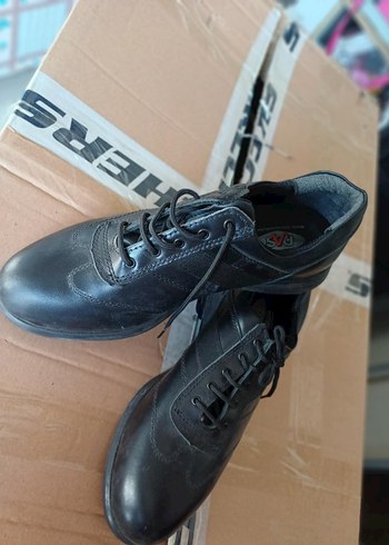 41 beden Siyah Erkek Bağcıklı İş Ayakkabısı - Görsel 2