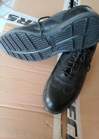 41 beden Siyah Erkek Bağcıklı İş Ayakkabısı - Görsel 5