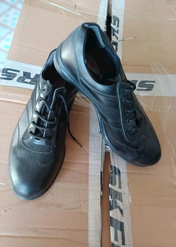 41 beden Siyah Erkek Bağcıklı İş Ayakkabısı - Görsel 6