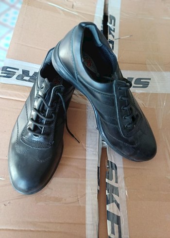 41 beden Siyah Erkek Bağcıklı İş Ayakkabısı - Görsel 8