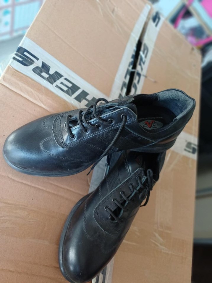 41 beden Siyah Erkek Bağcıklı İş Ayakkabısı - Görsel 2